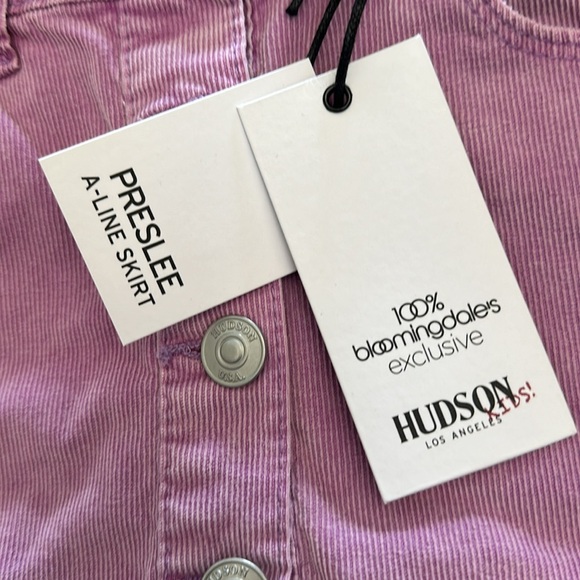 Girls Lavender Corduroy Mini Skirt - Picture 4 of 4